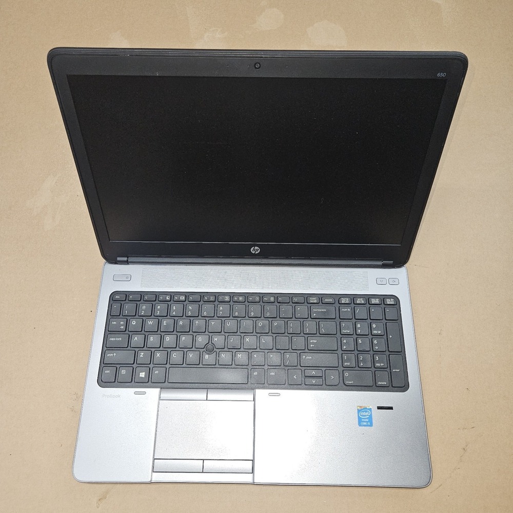 HP ProBook 650 G1 15.6" Laptop Intel Core i5 NO RAM NO HDD For Parts or Repair